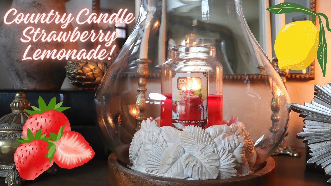 Candle Review: NEW Kringle Country Candle Strawberry Lemonade (& what's different about Country now)