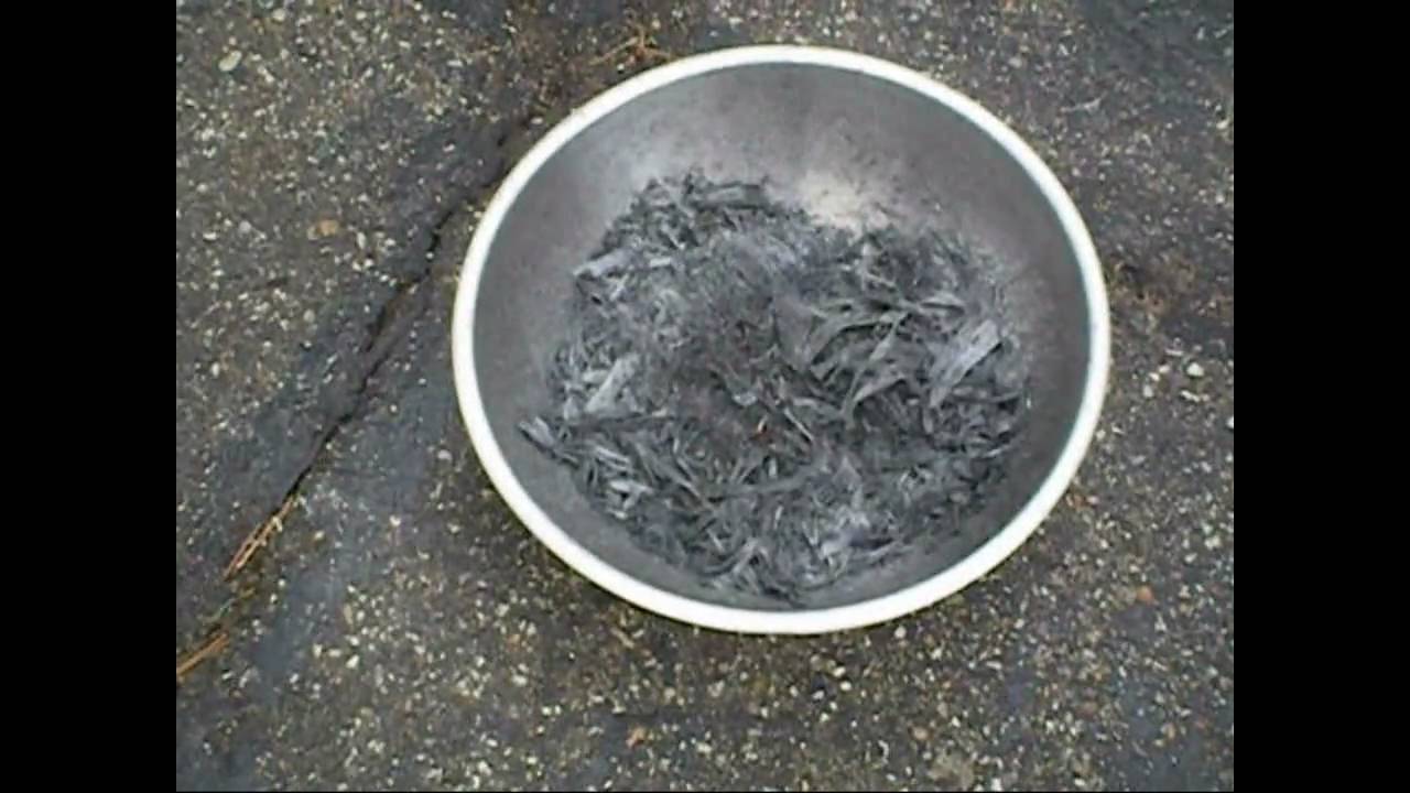 Preperation of ashes for Ash Wednesday