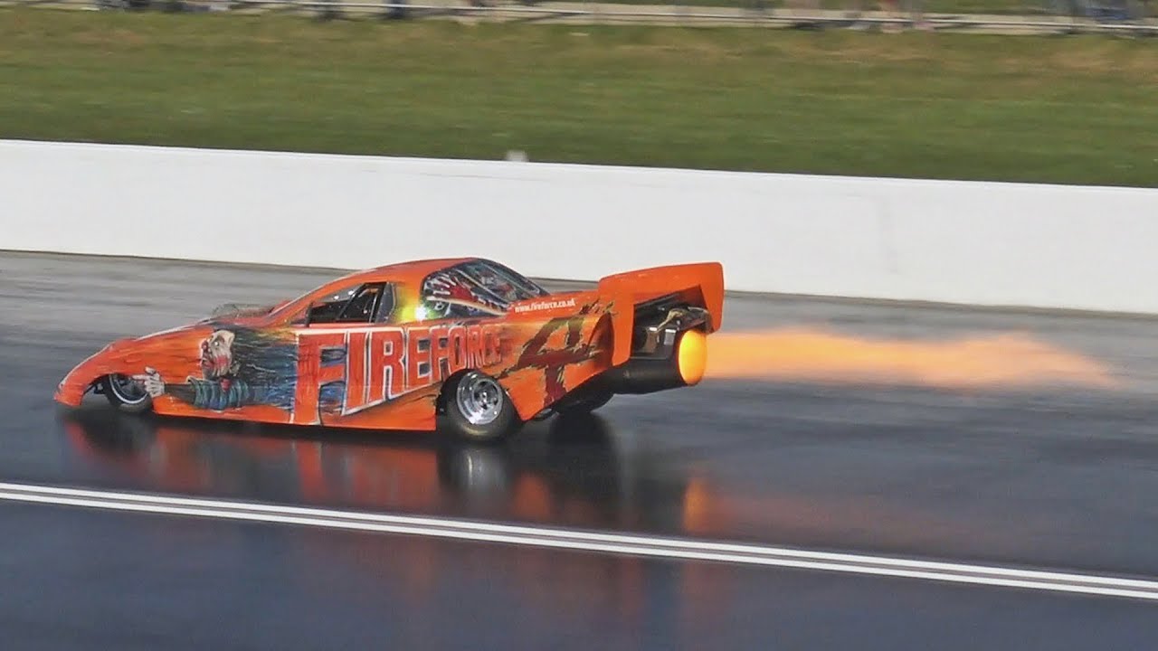 FireForce 4 Jet Car at Santa Pod Raceway