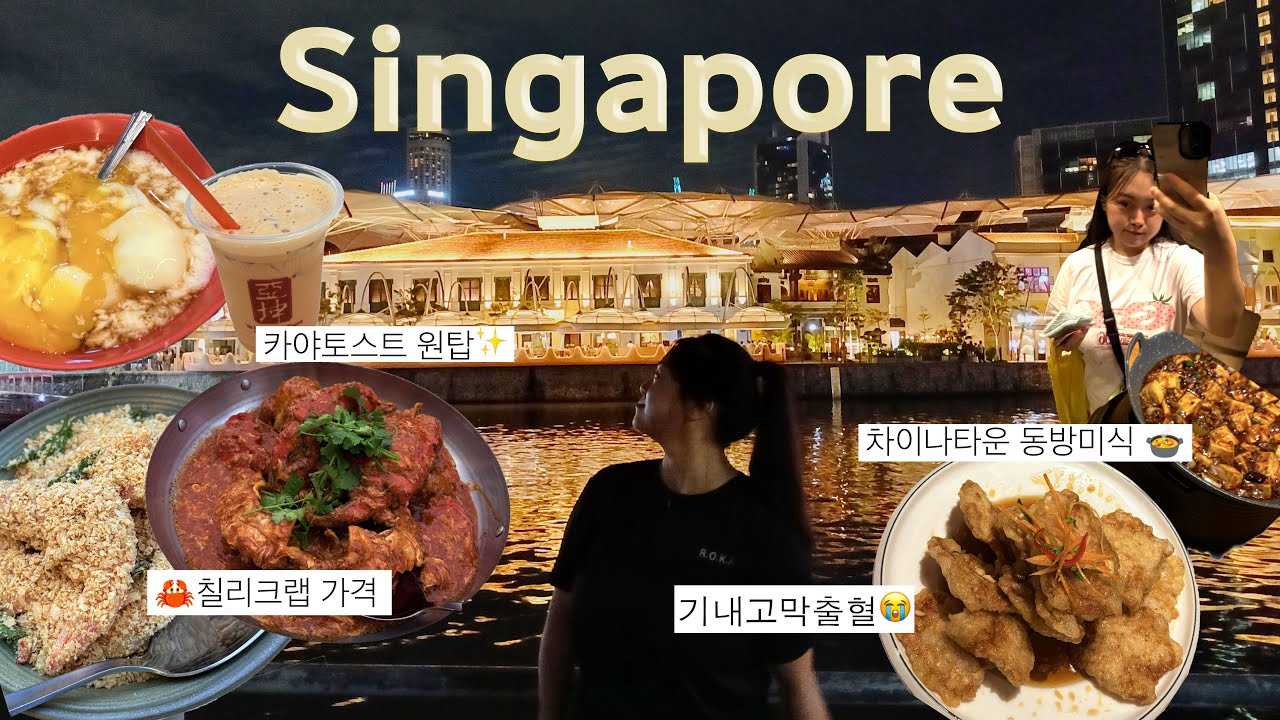 🇸🇬 효도여행을 꿈꿨던 엄마, 이모와 싱가포르여행 인데 효도가 없어.-1 | 기내고막출혈, 야쿤카야토스트, 점보씨푸드 칠리크랩, 슈퍼트리쇼, 빅버스 투어, 차이나타운 동방미식