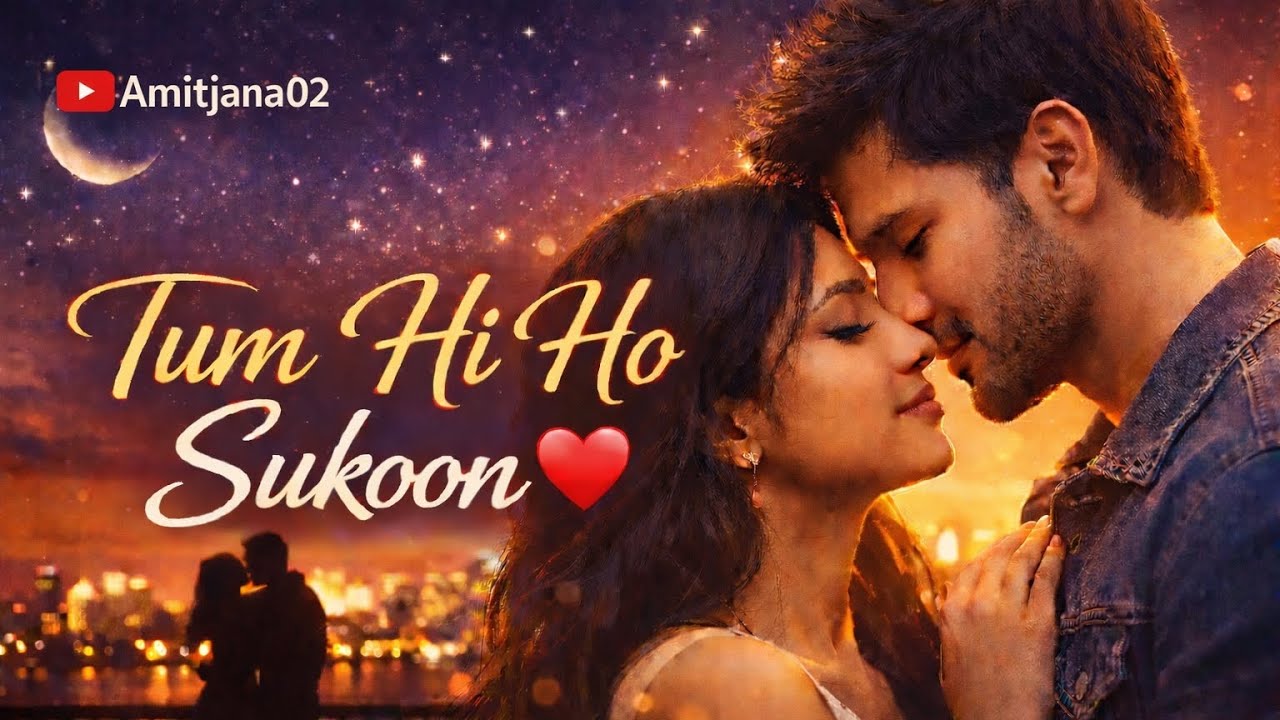 Tum Hi Ho Sukoon ❤️ | Soulful Hindi Romantic Song | Love Without Borders | Amitjana02