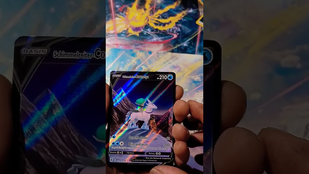 Ich habe diese wunderschöne Karte gezogen Pokemon Schwert und Schild