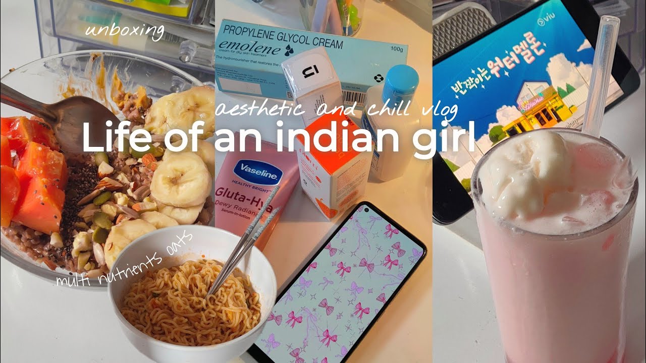 Day in my life 🌿☕ | Aesthetic vlog Indian | life of an introvert girl | unboxing & chill vlog