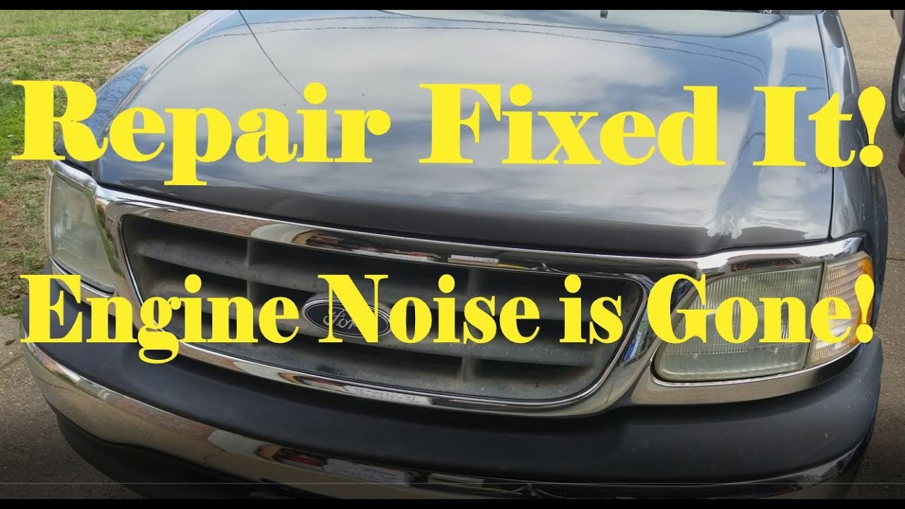 F150 v6 4.2 engine noise is gone!  Repair Fixed it!  Partial time lapse of tear down and inspection