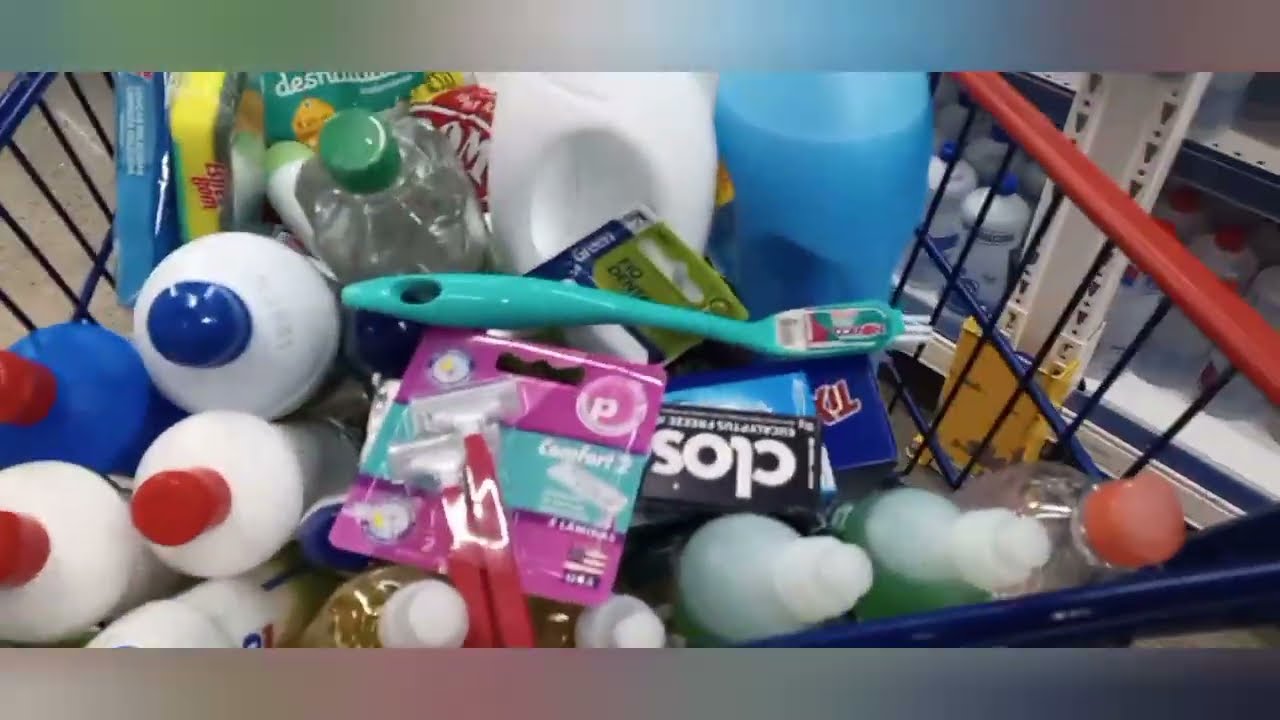 COMPRAS DO M&Ecirc;S!PRODUTOS DE LIMPEZA E OUTROS! #gratasou