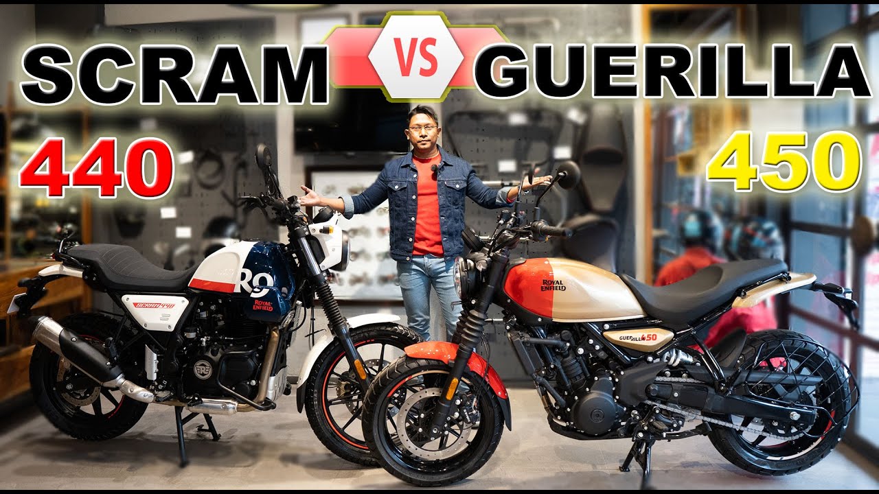 Royal Enfield Scram 440 vs Guerilla 450, Which one to Buy..?