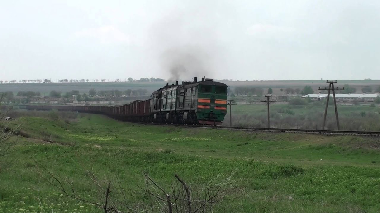 3ТЭ10М-1224 на перегоне Етулия-Bolgrad (UA. Болград)  Greceni (MD) CFM/Moldova