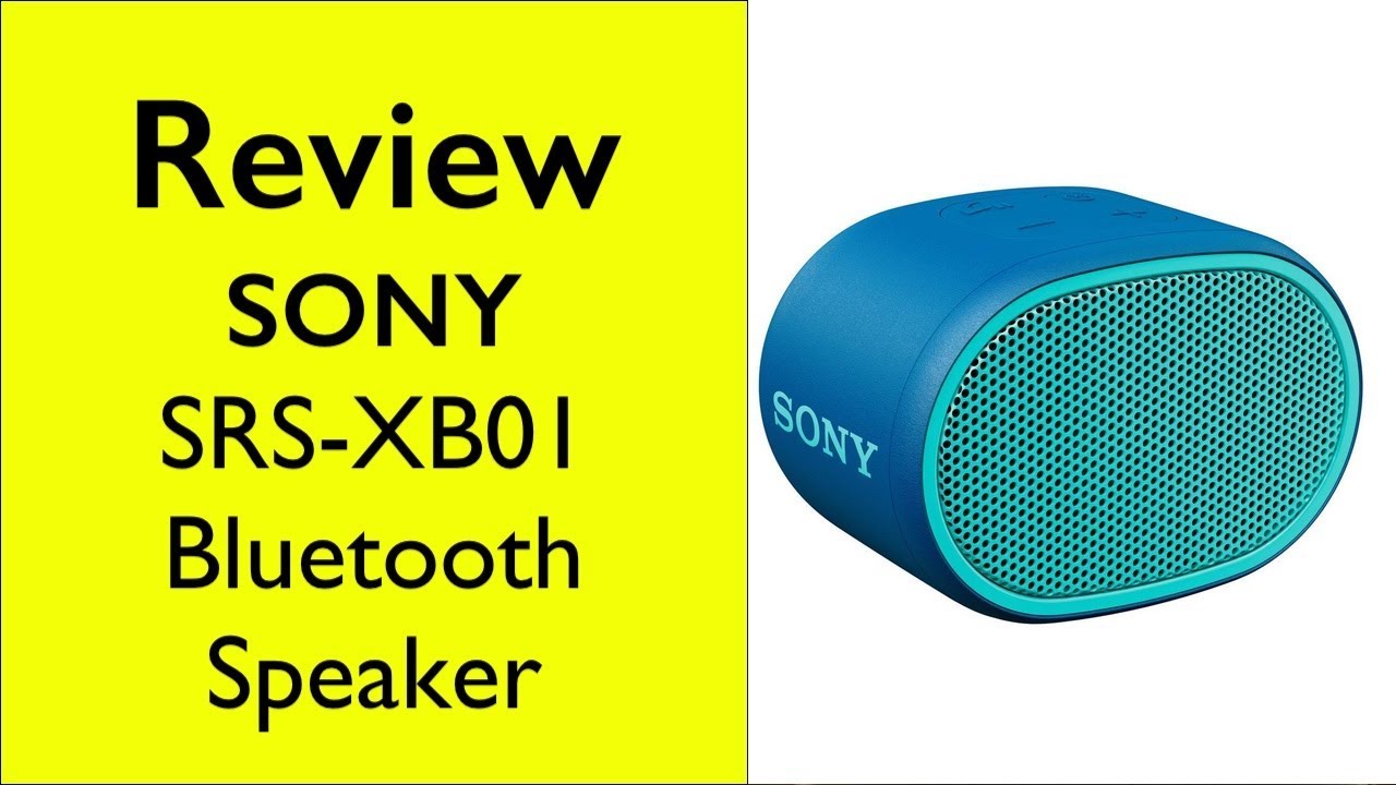 Review Sony SRS-XB01 Bluetooth Speaker with Extra Bass