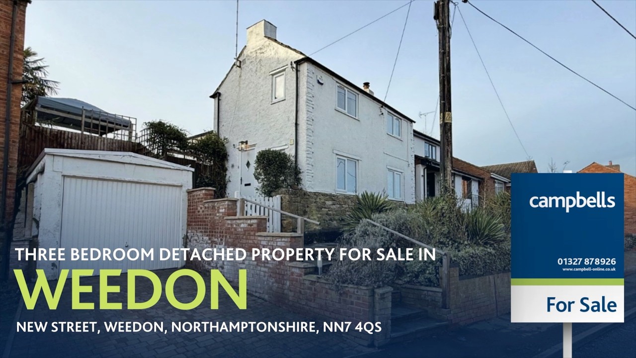 Three Bedroom Detached Character Property For Sale in Weedon.