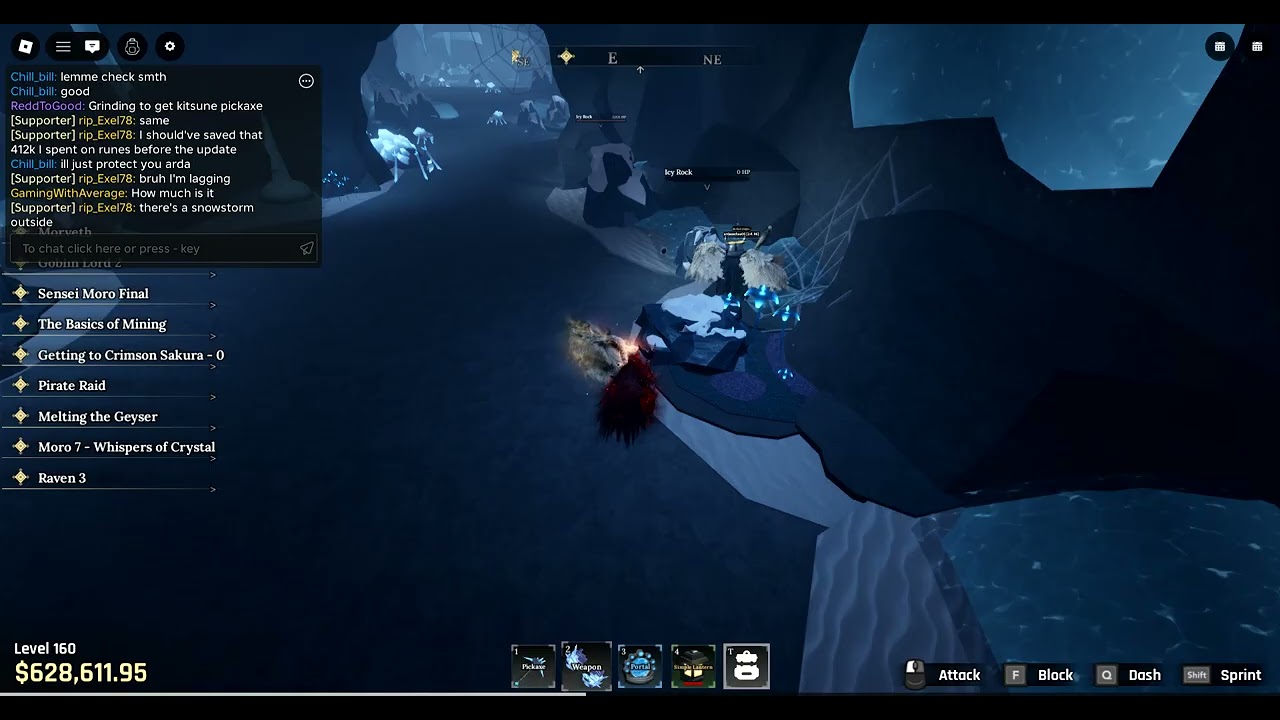 Me playing the forge with mmy friend arda