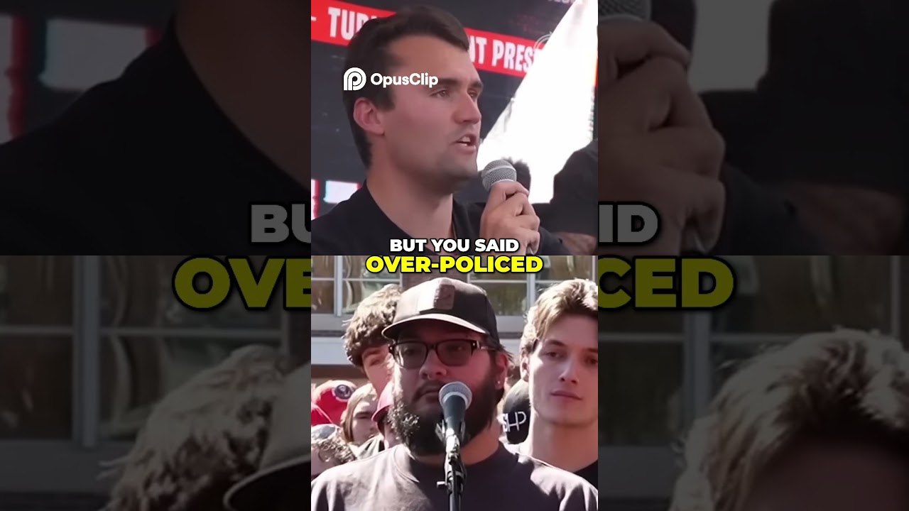 WOKE LIBERAL Thinks There Are TOO MANY POLICE...Is DESTROYED  #charliekirk #debate #politics