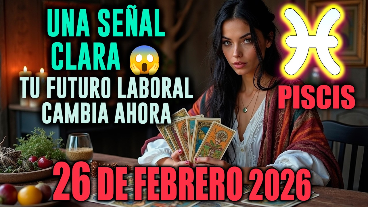 Piscis ♓ UNA SEÑAL CLARA 😱 TU FUTURO LABORAL CAMBIA AHORA horóscopo de hoy