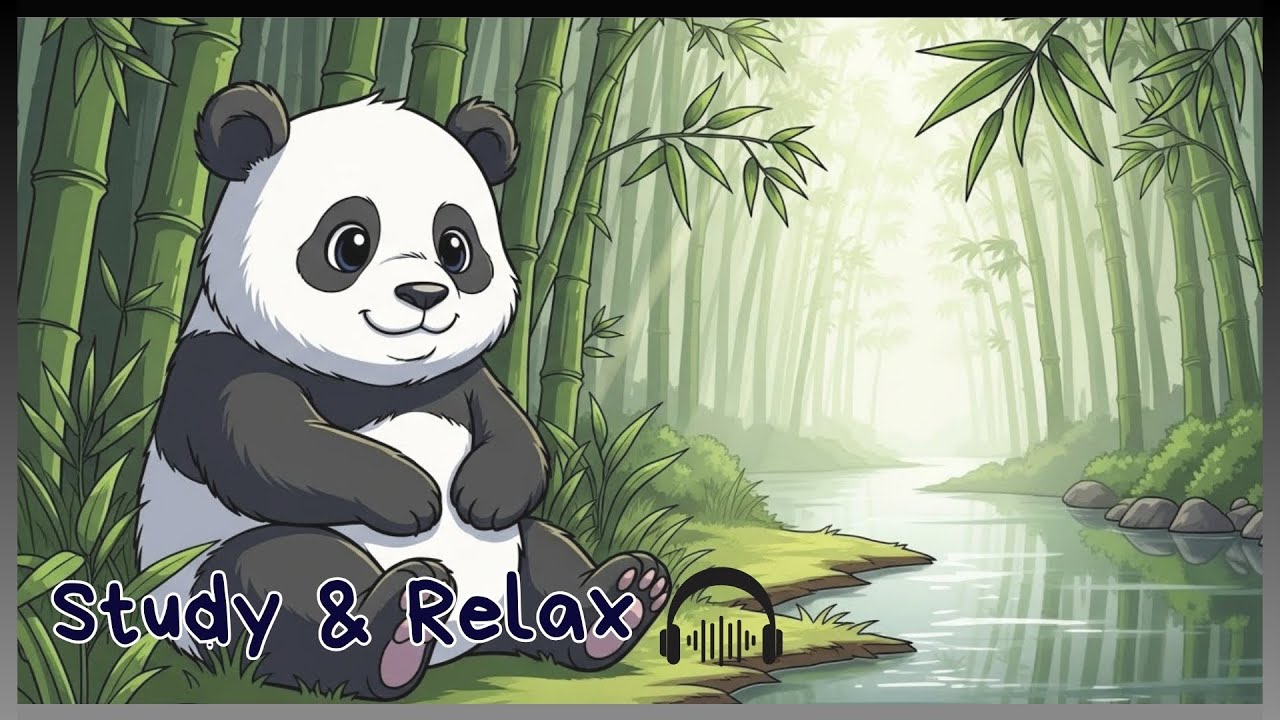 🌿🐼 Lofi Relaxing Music – Nature Sounds for Deep Focus, Study & Sleep 🌧️✨