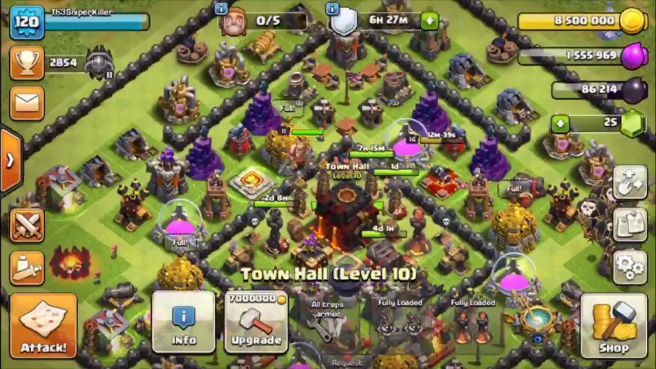 CoC TH10 Live Attacks