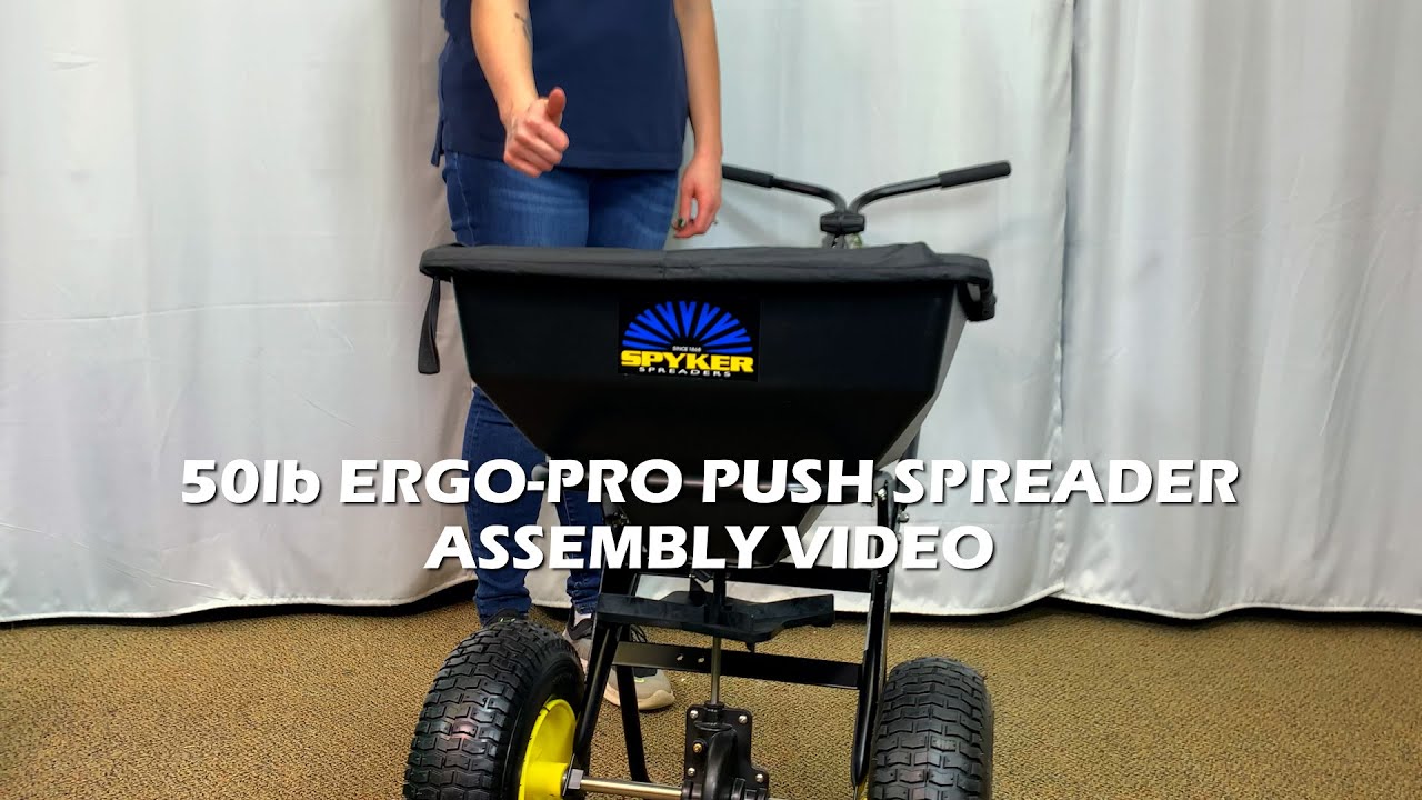 Assembly Video: Spyker 50lb Ergo-Pro Broadcast Push Spreader