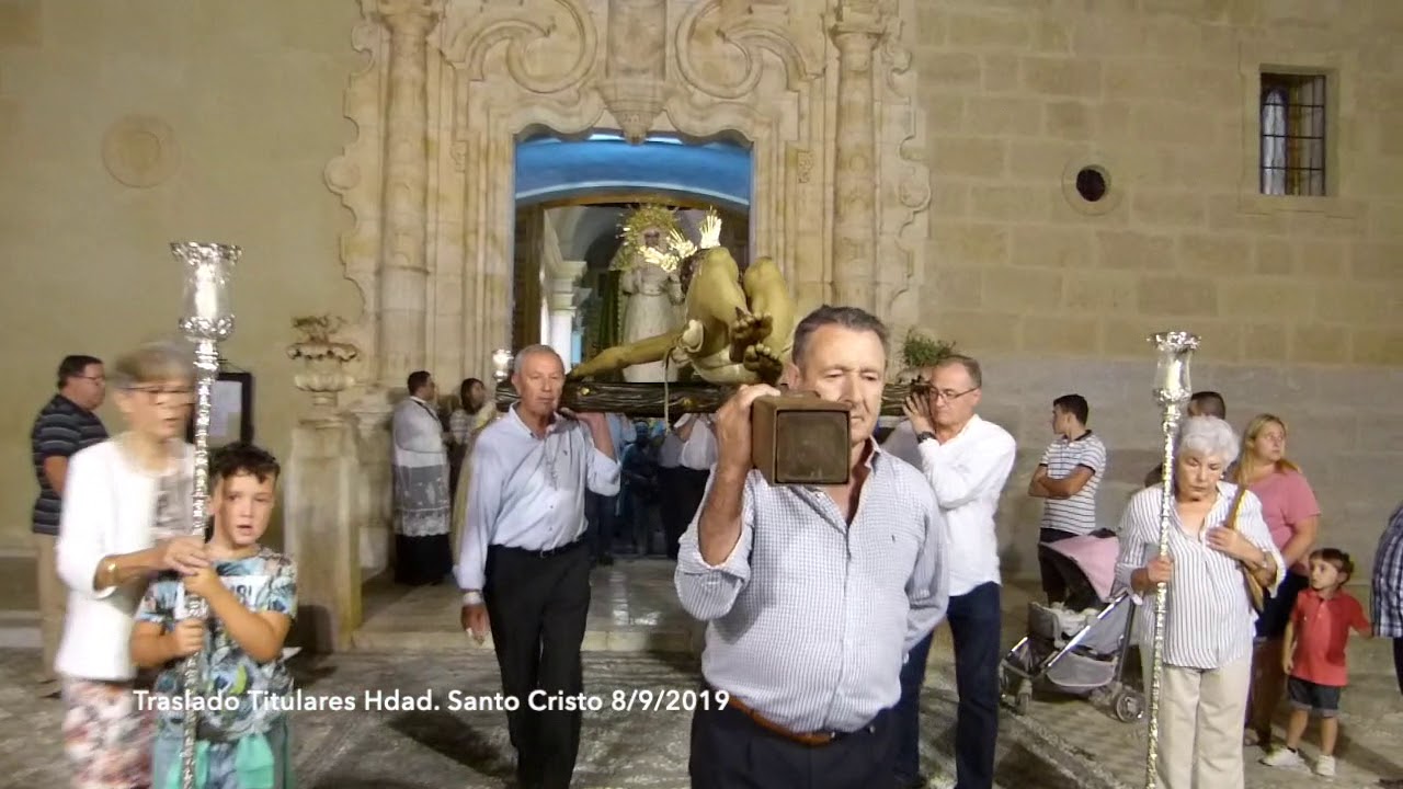 Traslado Titulares de la Hdad. del Santo Cristo 8/9/2019