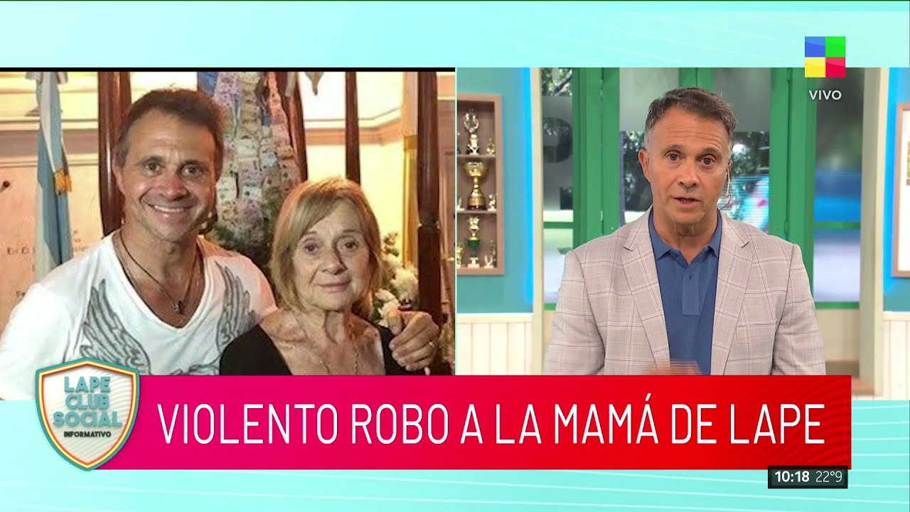 🔴LOS DETALLES DEL VIOLENTO ROBO A LA MAMÁ DE SERGIO LAPEGÜE