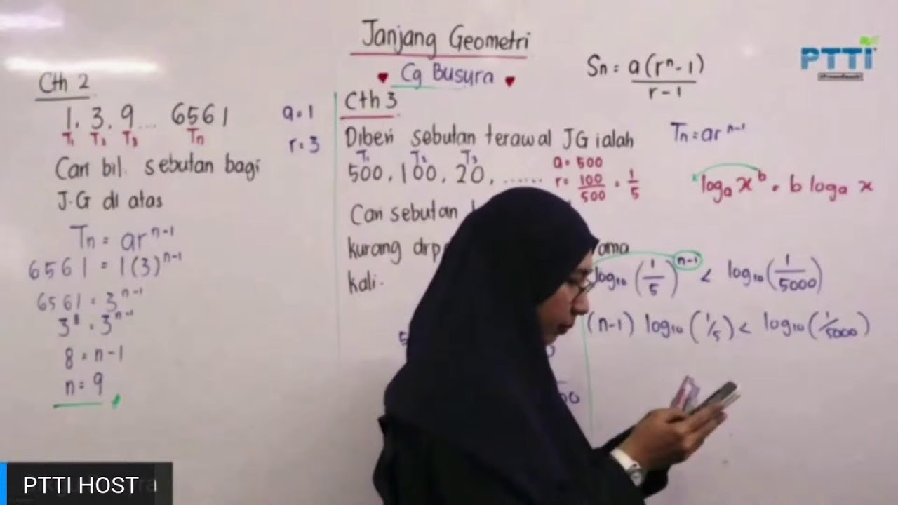 PTTI Add Math KSSM Cikgu Busyra - JANJANG GEOMETRI