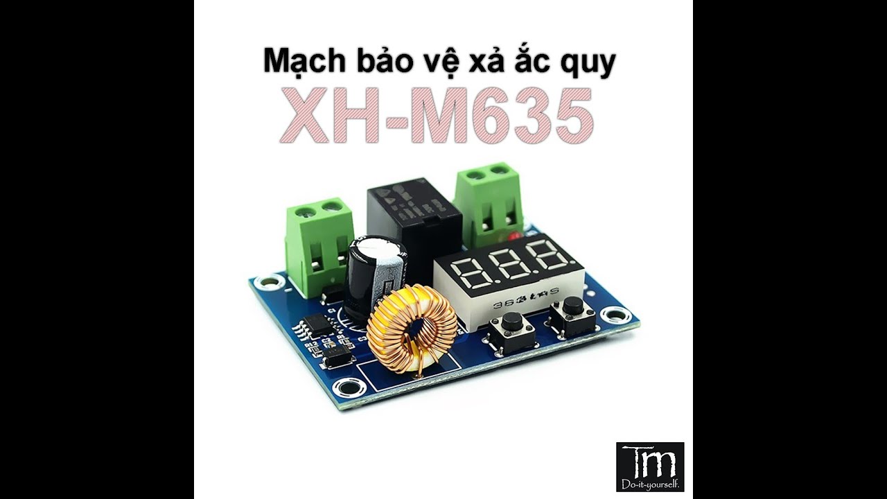 Mạch bảo Vệ Xả Acquy XH-M609 Hướng Dẫn Sử Dụng __ Linhkientm__