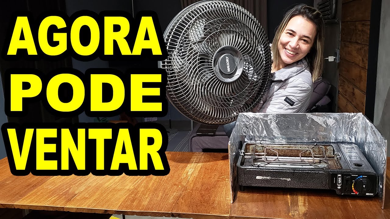 PROTETOR para FOGAREIRO de CAMPING - APARADOR CONTRA VENTO