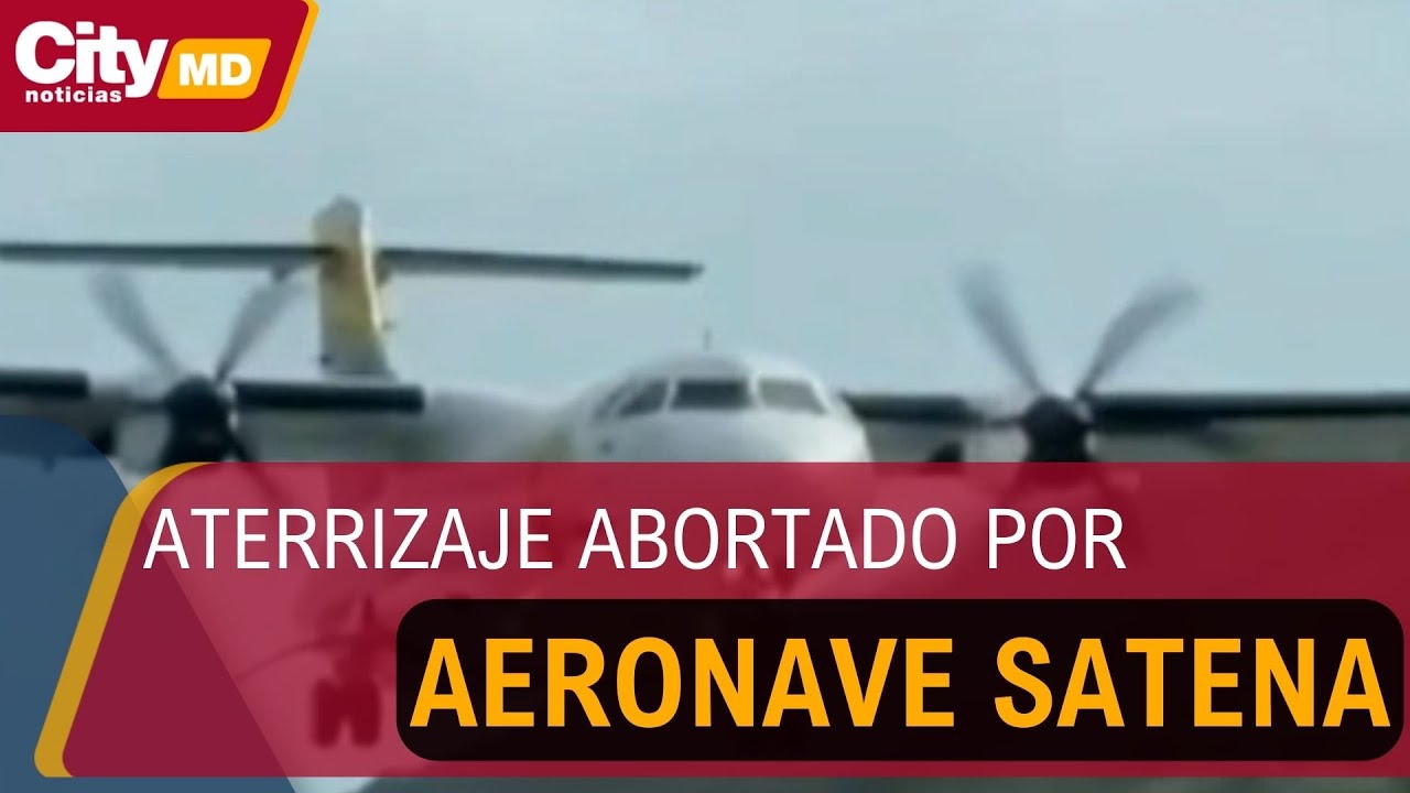 Vuelo de Satena regresa a San Andrés tras fallido aterrizaje en Providencia por mal clima | CityTv