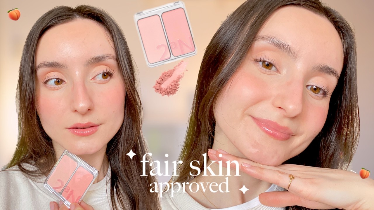 Best Blush for Fair Skin 🌸 2aN Dual Cheek 02 Love, Rosy | Trending K-Beauty Bestseller
