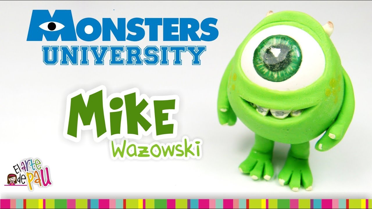 Mike Wazowski Polymer Clay Tutorial / Mike Wazowski de Arcilla Polimérica