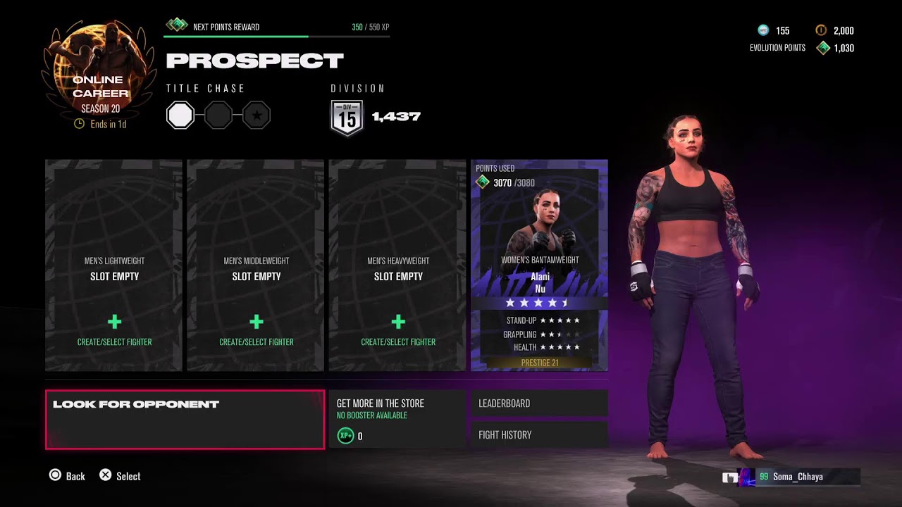 UFC 5 Online Career Gameplay