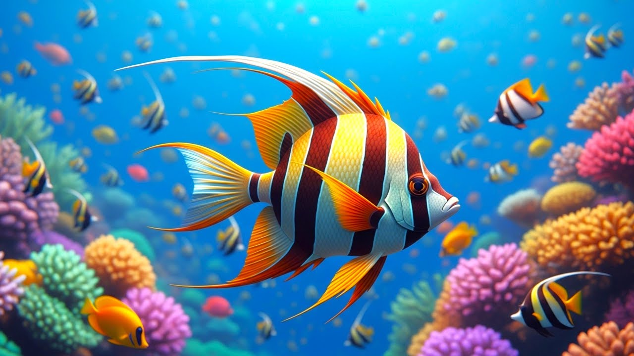 The Best 4K Aquarium - Dive Into The Mesmerizing Underwater Realm, Sea Jellyfish, Coral Reefs