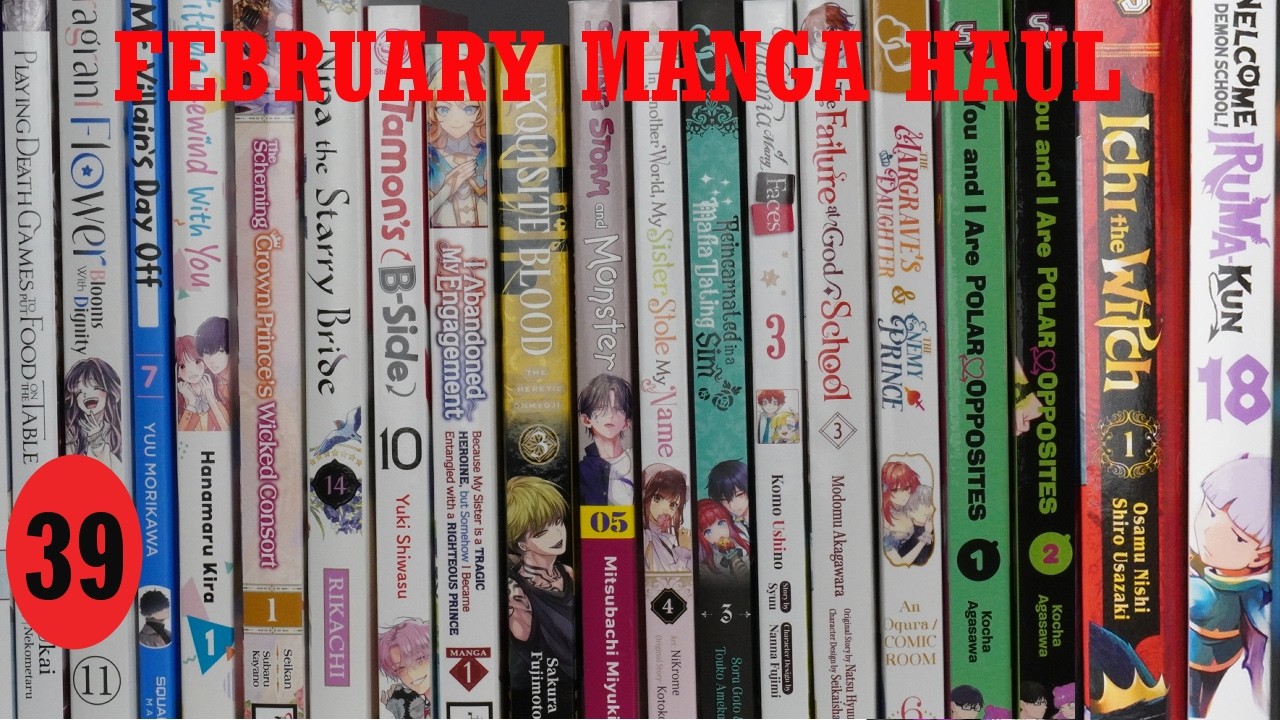 February Manga Haul! 35+ volumes