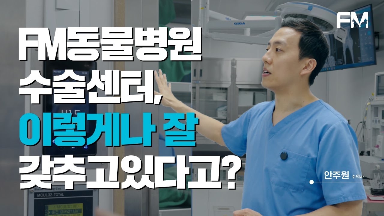 [동물병원 소개] FM동물메디컬센터 수술센터, 사람병원 만큼! 잘 갖추고있다구요?