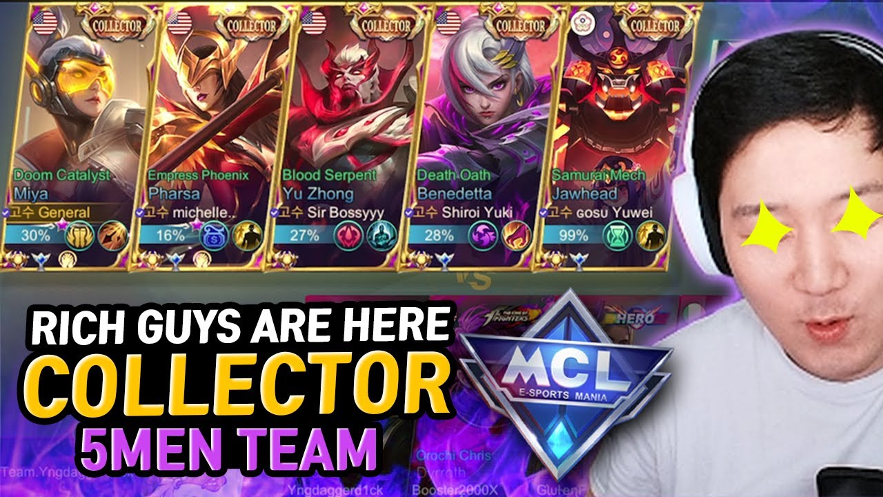 Troll Collector skin team in MCL | Mobile Legends