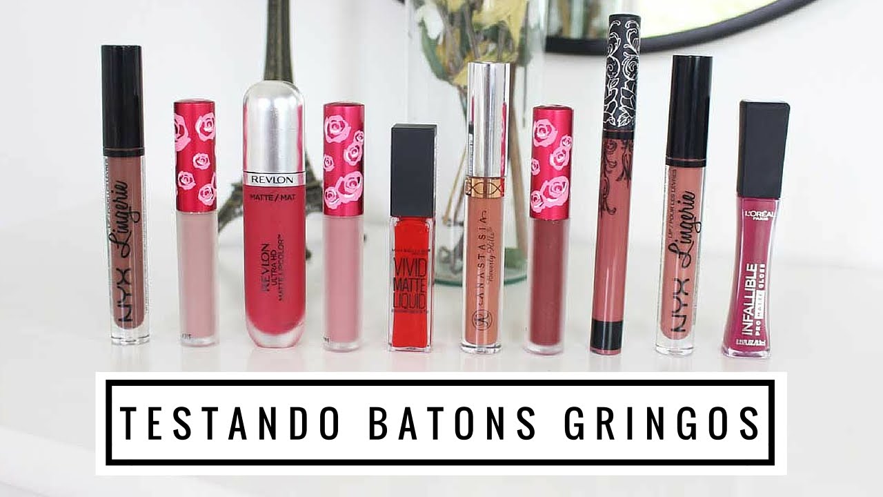 Testando Batons Gringos (+ Dupes Nacionais)