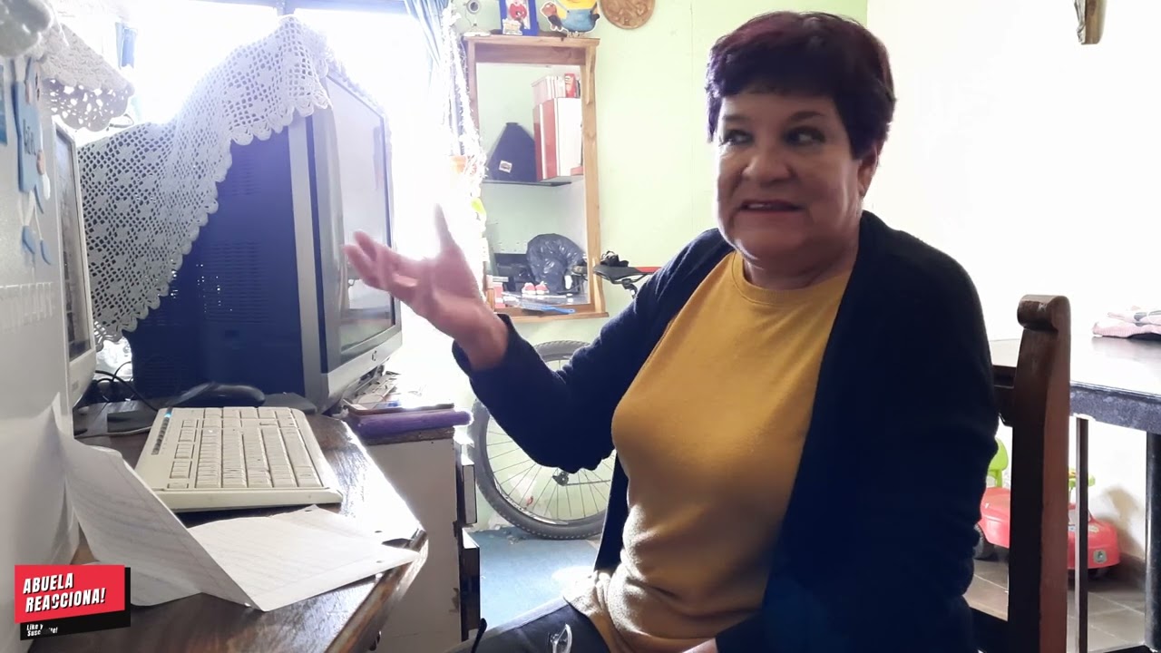 ABUELA REACCIONA A Nach - Ángel
