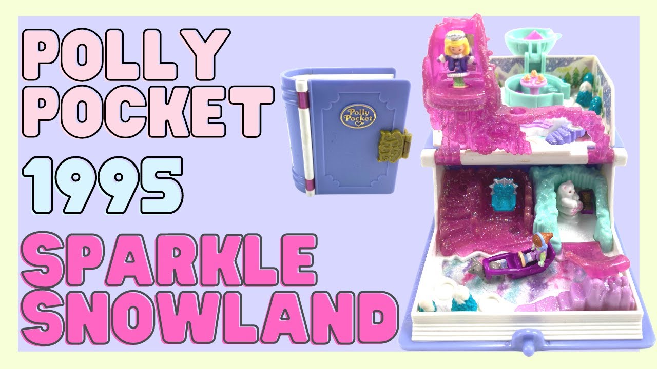 TOY TOUR: 1995 Sparkle Snowland Enchanted Storybook | Vintage Polly Pocket Collection
