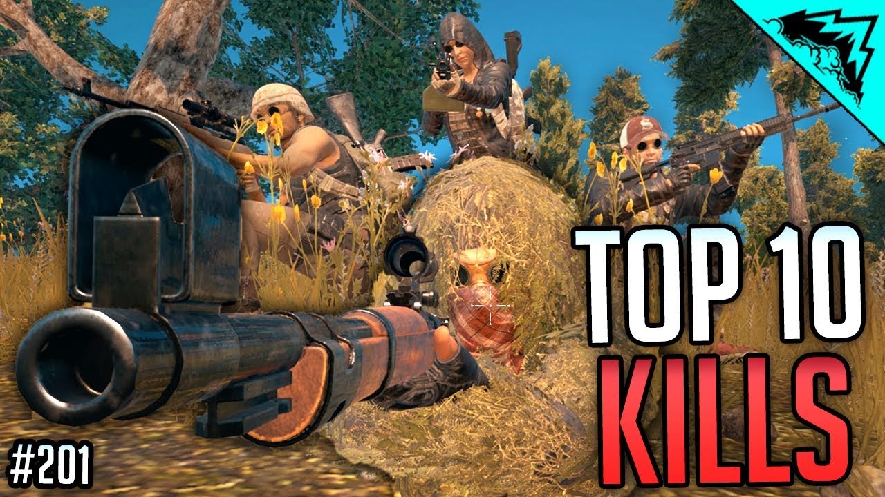 DROP SHOT - TOP 10 Player Unknowns Battlegrounds Plays - WBCW #201 (PUBG Top 10 Kills)