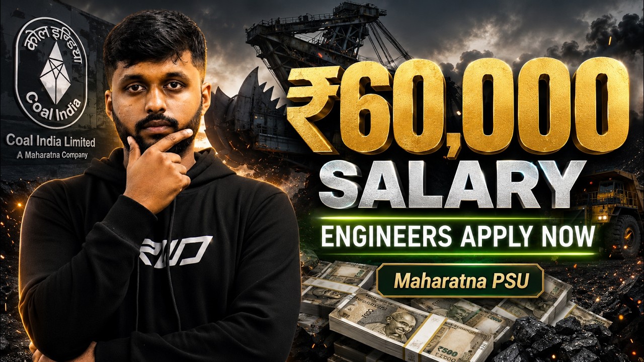 Набор в Coal India 2026 🔥 660 вакансий | Без собеседования | Зарплата ₹60 000, работа в госсектор...