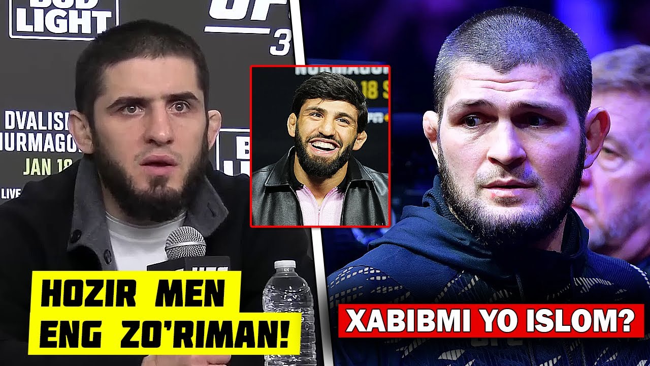ISLOM MAXACHEV: “HOZIR MEN ENG ZO‘RMAN!” — XABIB HAQIDA OCHIQ GAPIRDI!