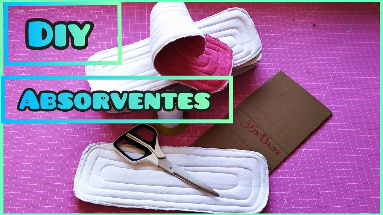 DIY: Absorvente para fralda ecológica | caseiros com tecidos de roupas velhas