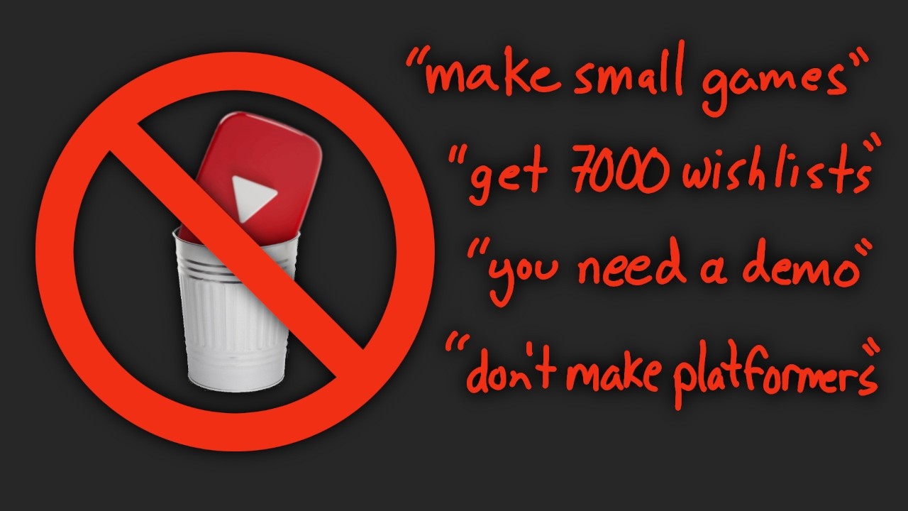 I hate game dev youtube