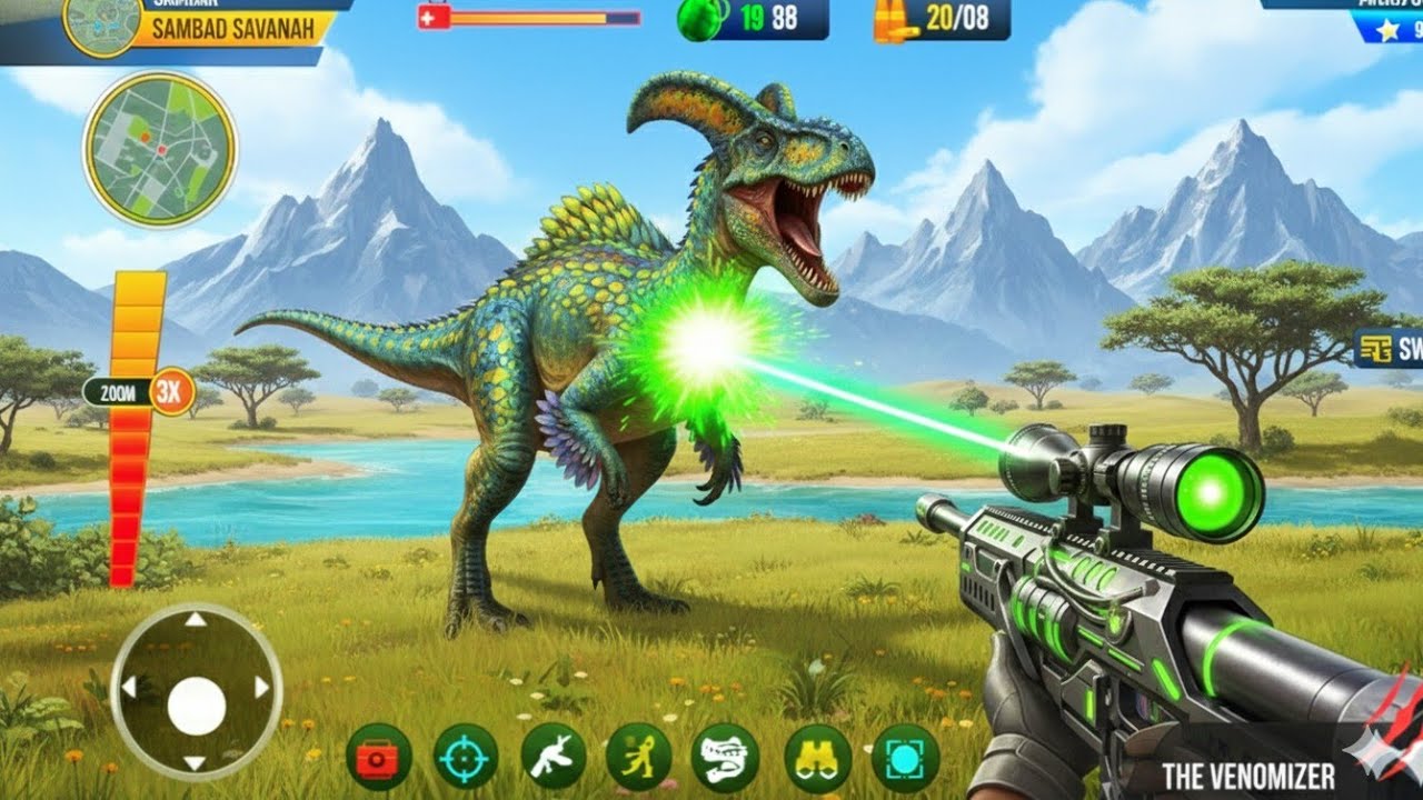 Wild Animal Hunter 3D: Epic Dinosaur Hunting Adventure 🦖🥸|New 2026 Update Gameplay #59