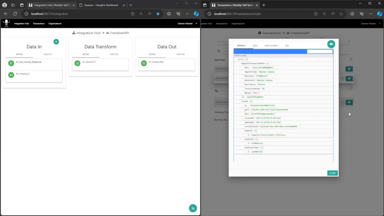 No code integration to Sage Freedom API using Utopia
