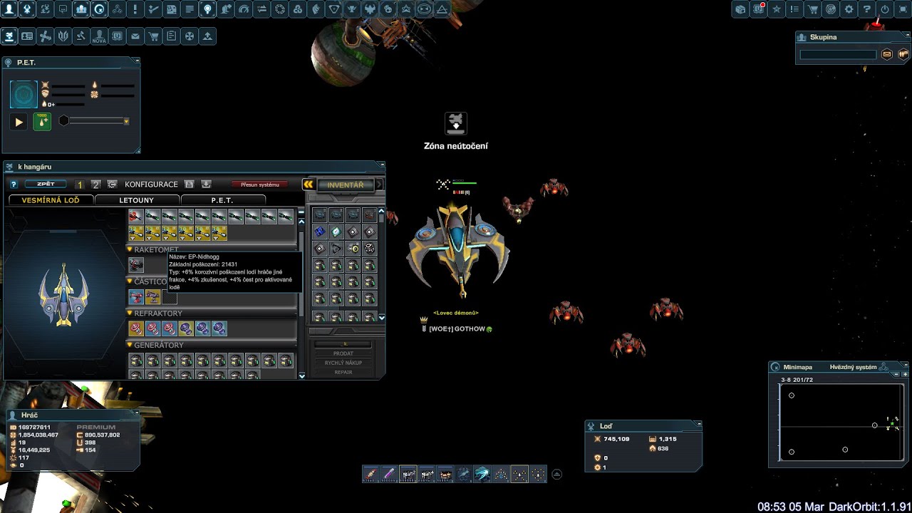 DarkOrbit †Retiarus plus and EP-Nidhogg†