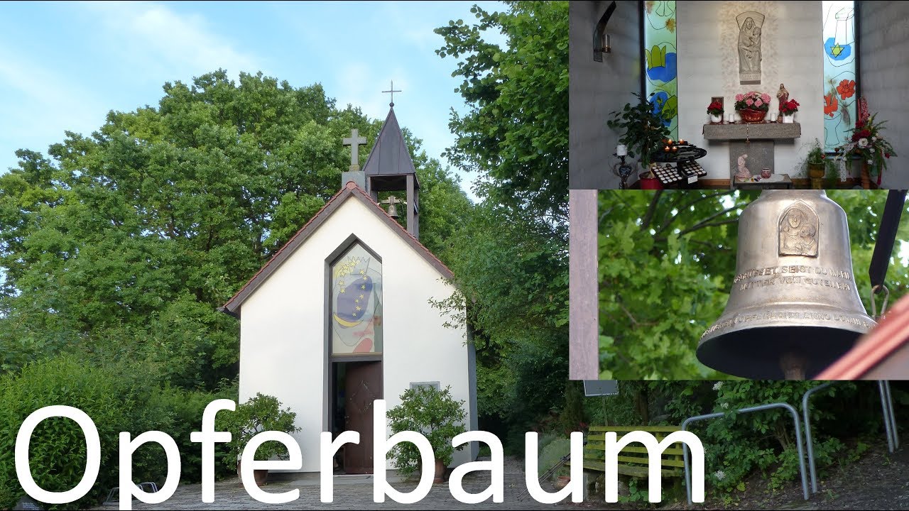 Opferbaum (WÜ) Die Glocke der Kapelle Maria vom Guten Rat (Turmaufnahme | Handläuten)