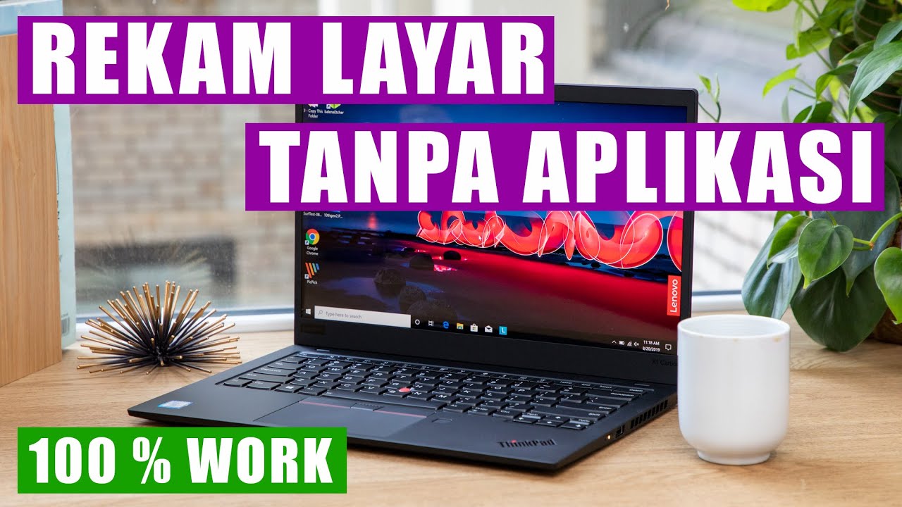 Cara MEREKAM LAYAR LAPTOP / PC WINDOWS 10 - Tanpa Aplikasi