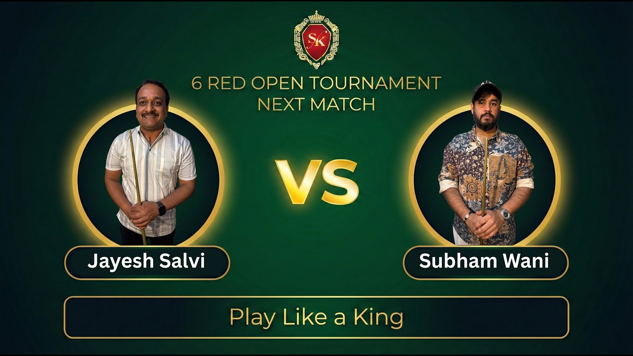 Snooker King 6 Ball Open Tournament | LIVE MATCH | DAY 4 TABLE 1 (7:00 PM)