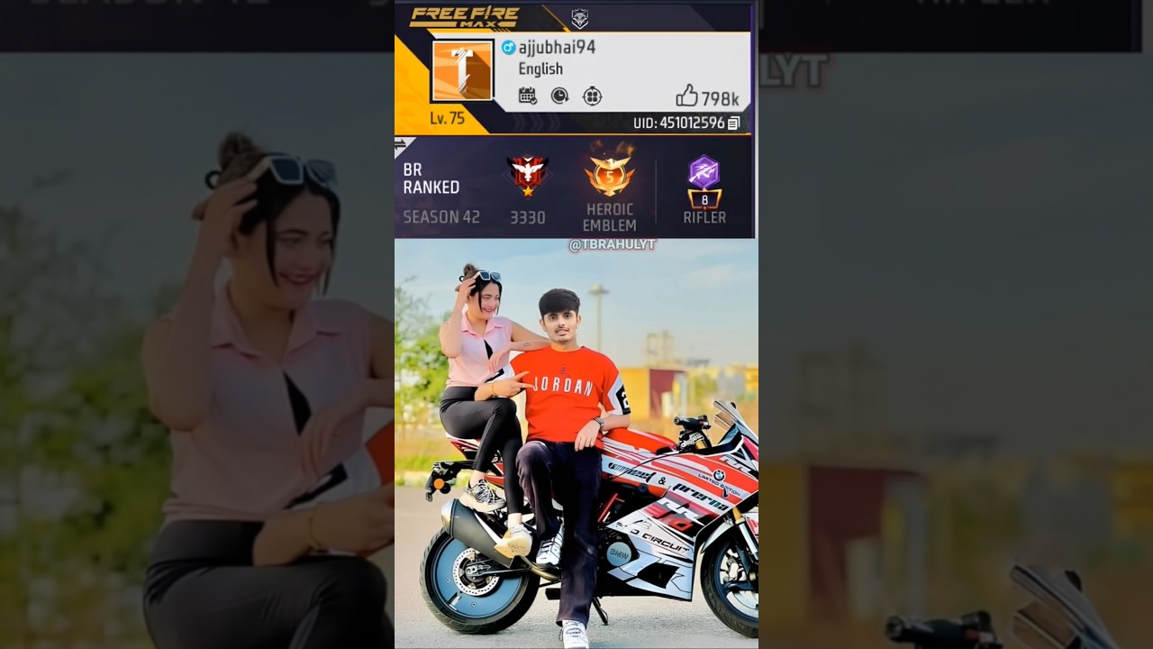 Ajjubhai New Girlfriend Enjoy. 😉😘💕🥀😍💋💫🎮. #ajjubhai #girl #love #freefire #ff #ffhighlights #ffviral