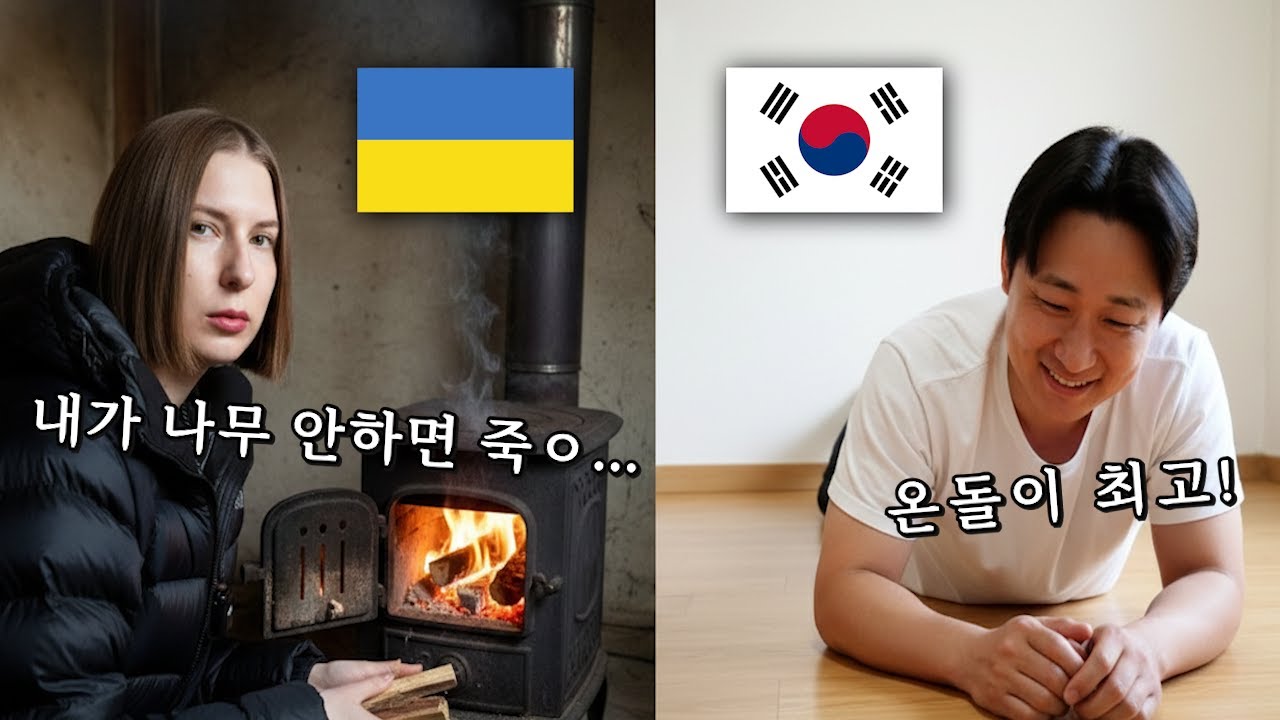 외국인 아내에겐 마법 같은 기술? 한국 온돌 vs 우크라이나 난방 전격 비교!!