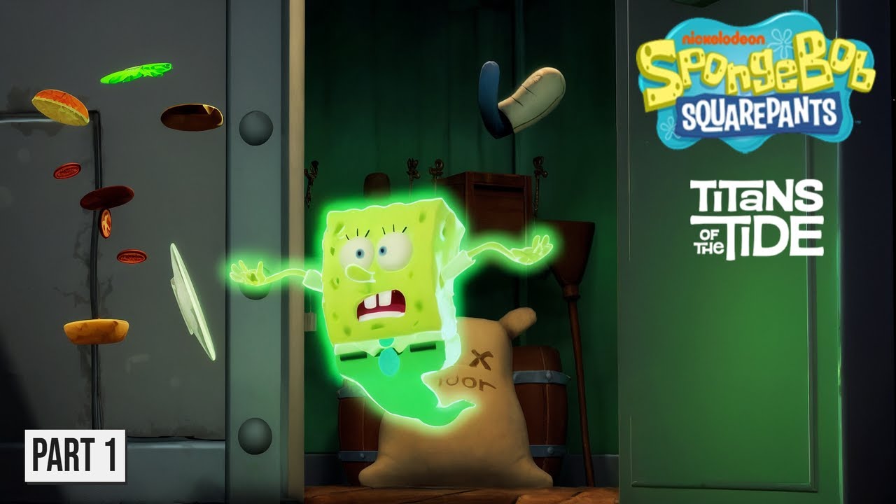 SpongeBob SquarePants: Titans of the Tide ✜ Part 1 ✜ game start ✜ game finish ✓