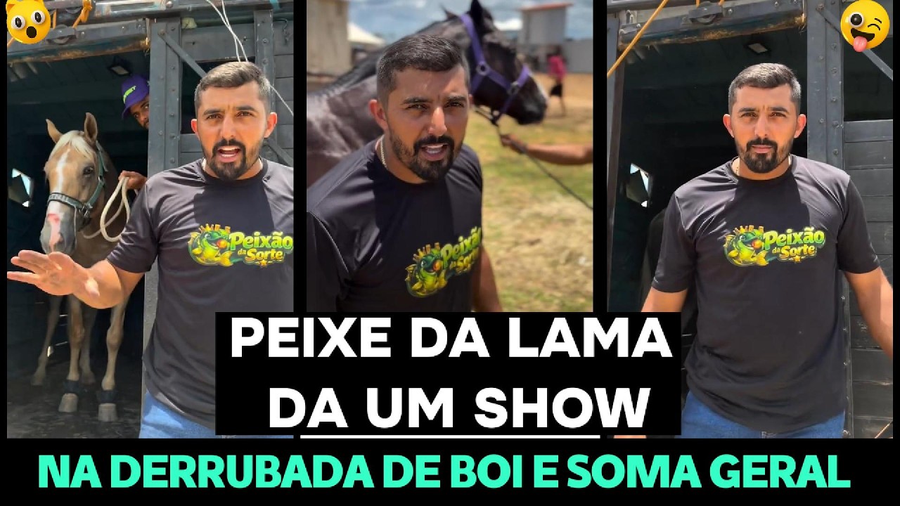 PEIXE DA LAMA DÁ UM SHOW NA DERRUBADA DE BOI E SOMA GERAL